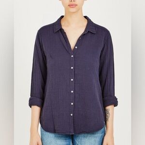 XiRENA Women’s Scout cotton gauze button Shirt in 100% cotton